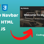 Responsive Sticky Navbar Using HTML5 CSS3 & JavaScript
