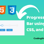 Progress Steps Bar using HTML, CSS, and JS