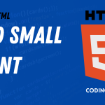 Add Small Print in HTML 5