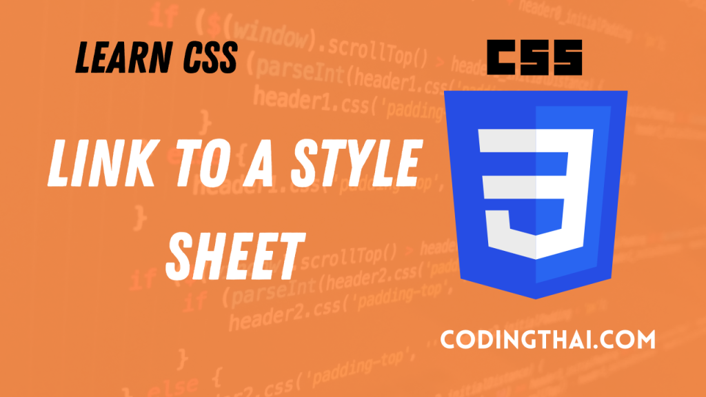 Link to a Style Sheet in CSS3