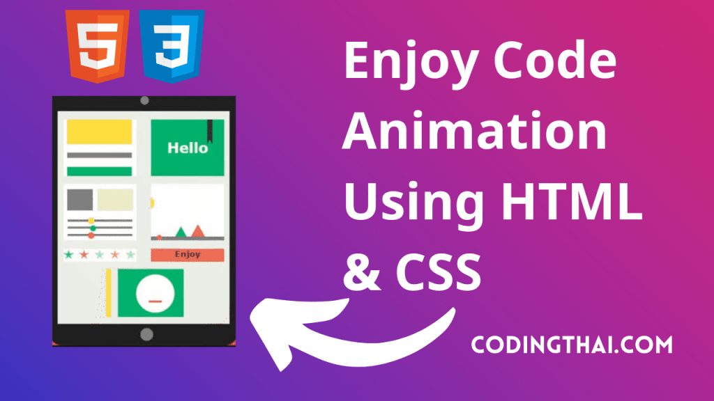 Enjoy Code Animation Using HTML5 & CSS3