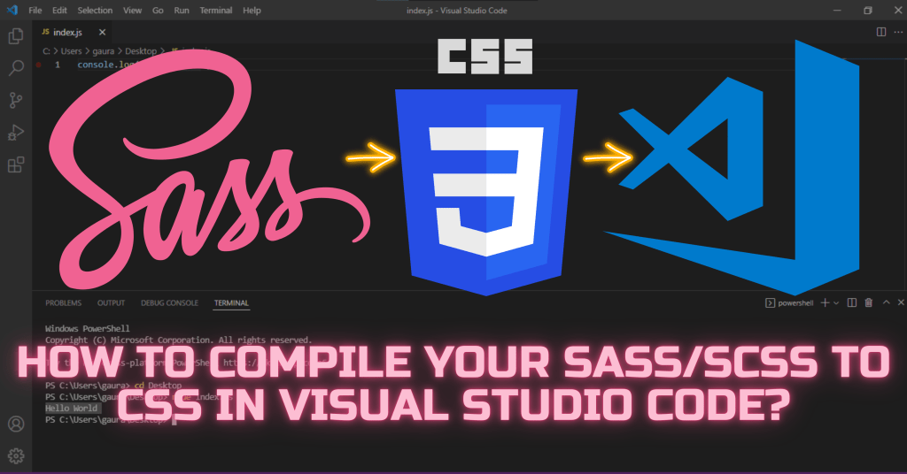 How to Compile SCSS Code in Visual Studio Code