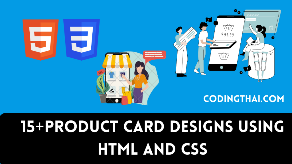15+ Product Card Designs using HTML and CSS