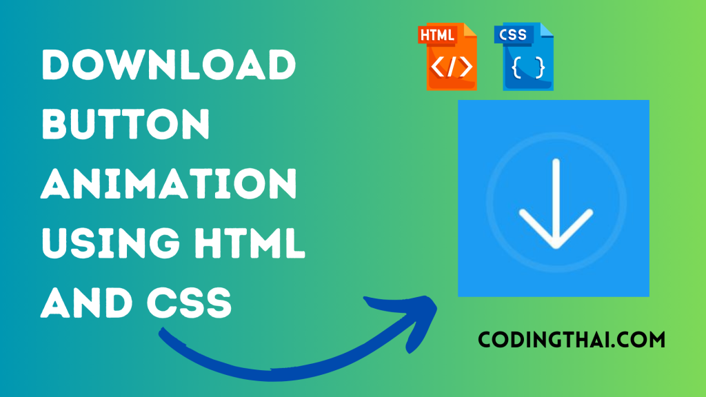 Download Button Animation using HTML and CSS