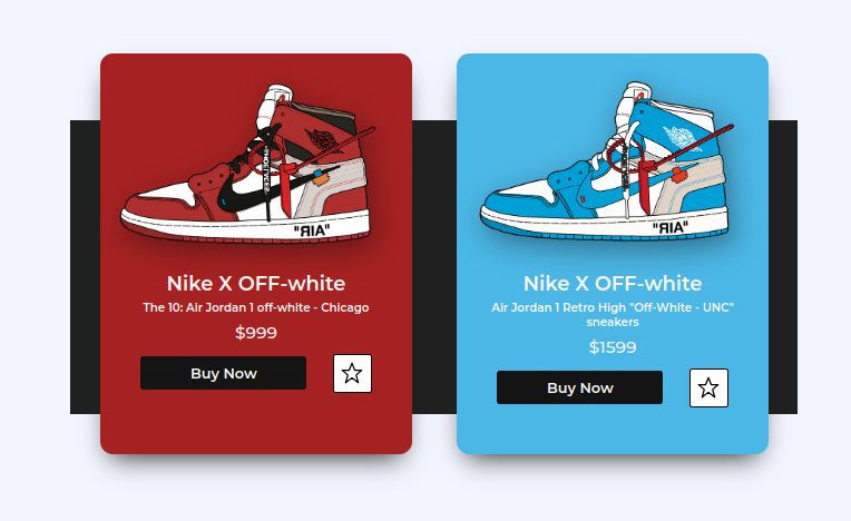 Sneakers Product Card using HTML and CSS