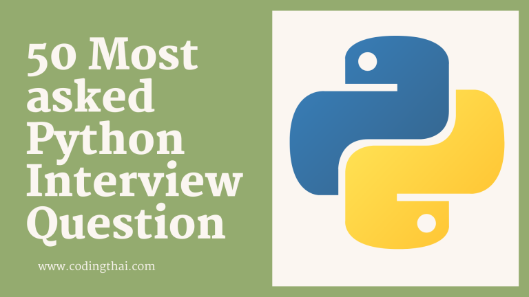 50 Most asked Python Interview Question